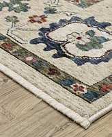 Oriental Weavers Hastings HA01W 2'3x7'6 Runner Area Rug