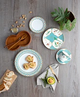 Noritake Lodi's Morning 6.25" Bread Butter and Appetizer Plate, Set of 4