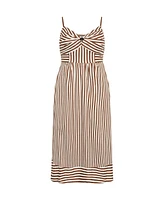 City Chic Plus Stripe Zaya Dress