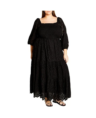 City Chic Women's Brodie Maxi Dress