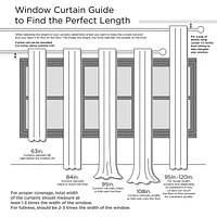 Madison Park Emilia Twist Tab Lined Window Curtain Panel, Single Curtain with Privacy Lining for Bedroom and Living Room, 108 inch length Single Curta