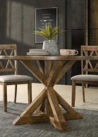 Windvale Cross-Buck Base Dining Table