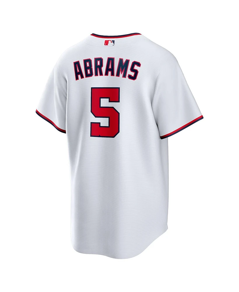 Nike Big Boys and Girls Cj Abrams White Washington Nationals Home Replica Player Jersey