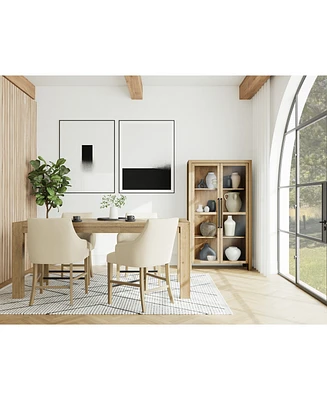 5pc Counter Height Dining Set (Davie Table & 4 Nelin Stools)