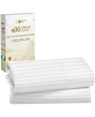 Standard / Queen Size Striped Pillowcase Set