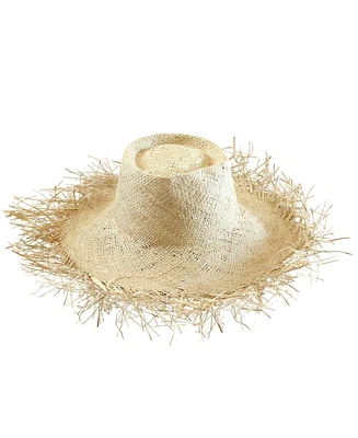 Brunna.co Catalina Palm Straw Hat In Natural Beige