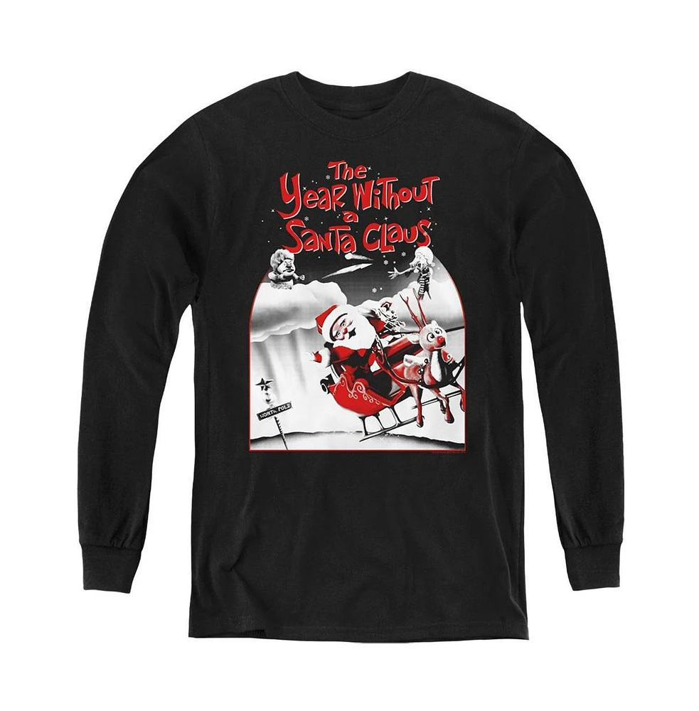 The Year Without A Santa Claus Youth Poster Long Sleeve Sweatshirt