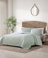 Closeout! Tommy Bahama Home Pineapple Bloom Reversible 2 Piece Quilt Set, Twin