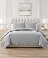 Vcny Home Seashell 3-Piece Quilt Set, King