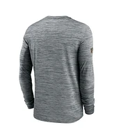 Nike Men's Gray New Orleans Saints 2024 Sideline Velocity Performance Long Sleeve T-Shirt