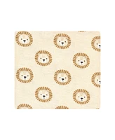 Hudson Baby Unisex Four-Pack Flannel Infant Receiving Blanket Cotton/Poly Blend