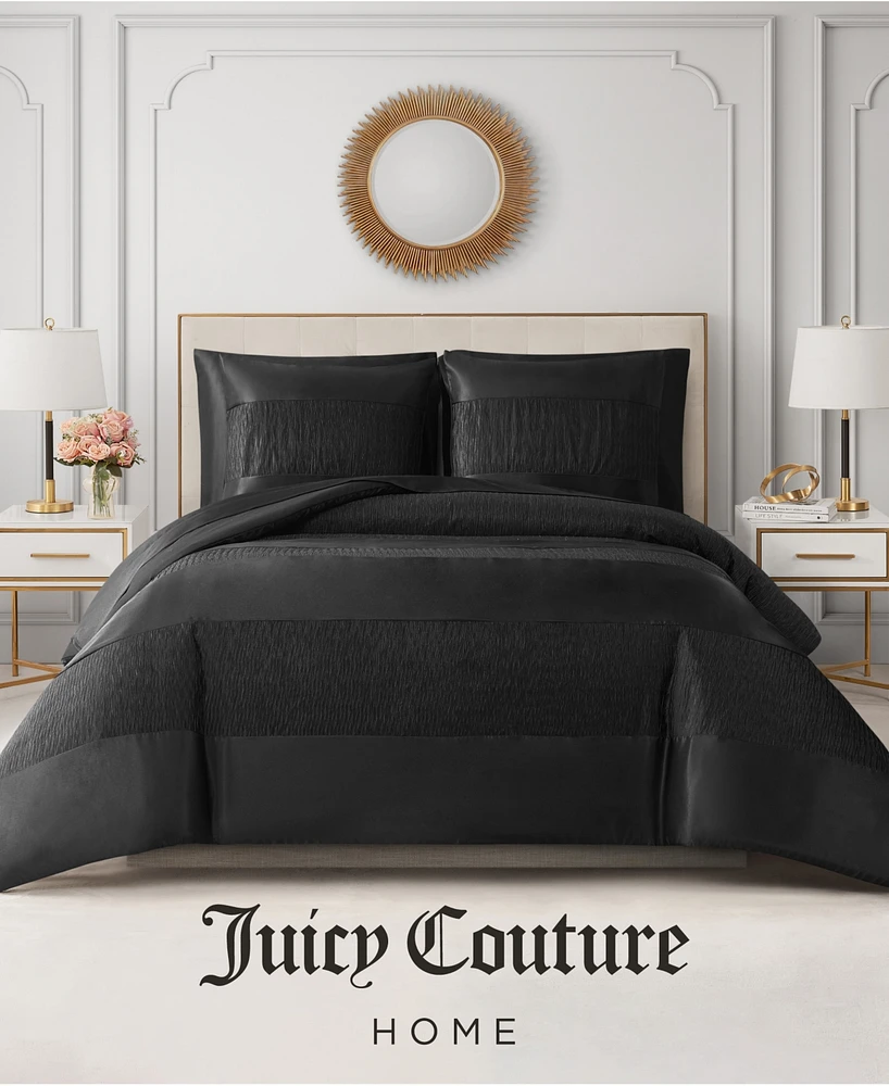 Juicy Couture Glam Night Stripe 4-Pc. Duvet Cover Set