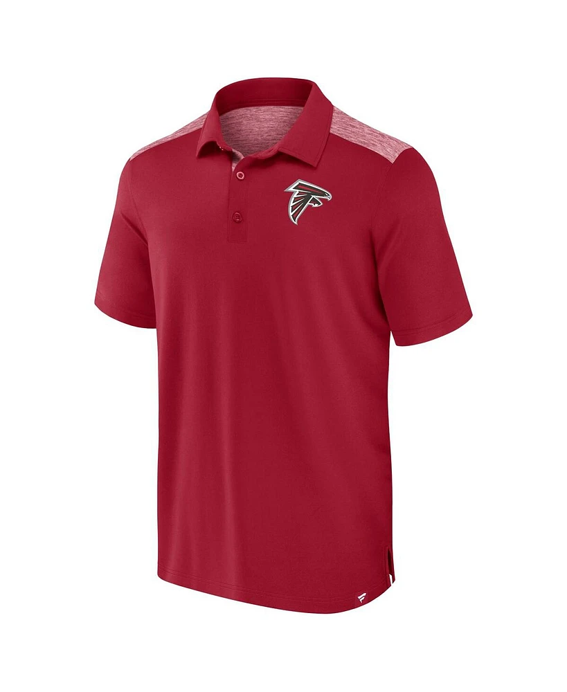 Fanatics Men's Red Atlanta Falcons Long Shot Polo