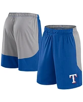 Fanatics Men's Royal/Gray Texas Rangers Go Hard Shorts