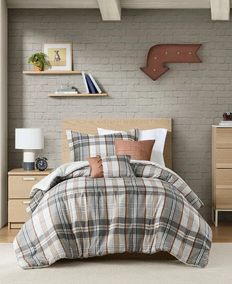 Intelligent Design Blake Plaid 4-Pc. Comforter Set, Twin/Twin Xl