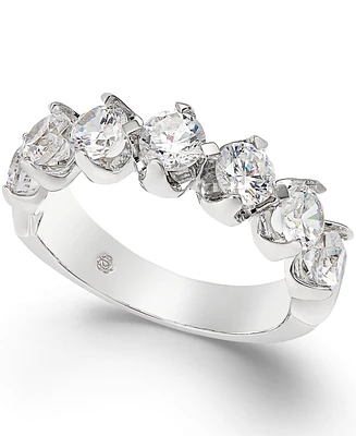 Diamond Scalloped Band (1-1/2 ct. t.w.) in 14k White Gold