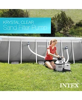 Intex Krystal Clear 1500 Gph Sand Filter Pump for Above Ground Swimming Pools
