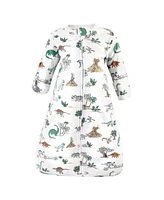 Hudson Baby Boys Unisex Cotton Full-Body Slumber Sack with Long Sleeves