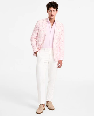 Tallia Men's Slim-Fit Printed Notch-Lapel Sport Coat