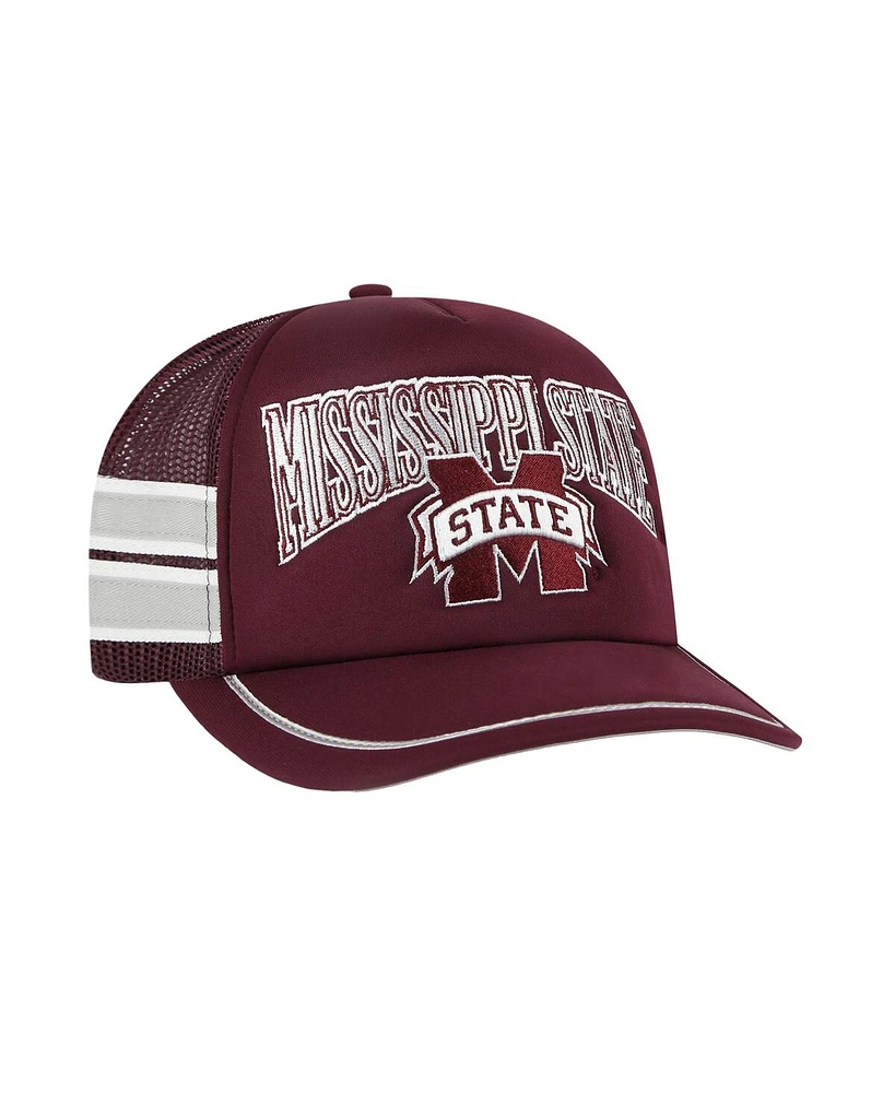 '47 Brand Men's Maroon Mississippi State Bulldogs Sideband Trucker Adjustable Hat