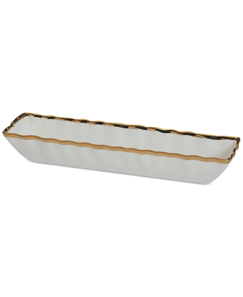 Certified International Regency Porcelain Cracker Tray