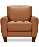 Galligher 36" Leather Chair, Created for Macy's