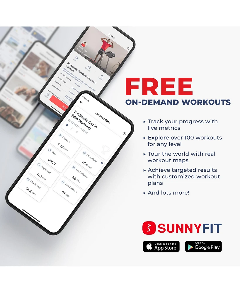 Sunny Health & Fitness Elite Interactive Series Exercise Bike