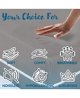 Guardmax Waterproof Zippered Mattress Encasement - Twin Xl Size (9-11 Deep) - Light Blue