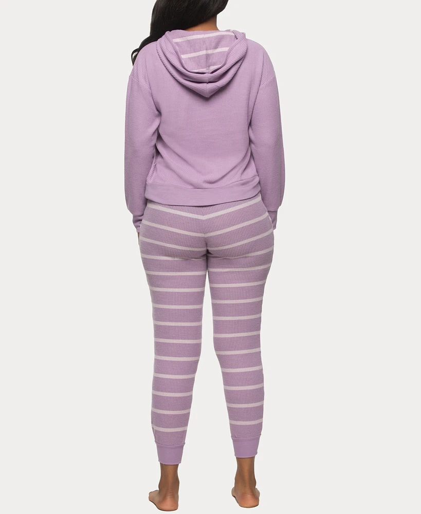 Felina Women's Jolie Pullover Hoodie and Jogger Lounge Set