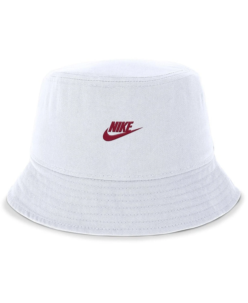 Nike Men's White Oklahoma Sooners Legacy Apex Bucket Hat