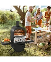 Outdoor Pizza Oven Wood Fired Pizza Oven with 600D Oxford Fabric Cover