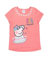 Peppa Pig Girls 3 Pack T-Shirts