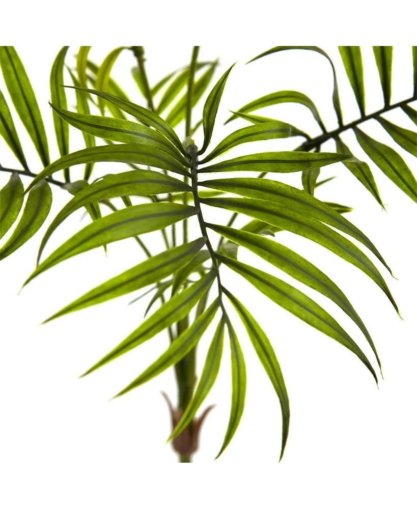 Slickblue Mini Areca Palm Bush for Small Tropical Spaces (Set of 6)