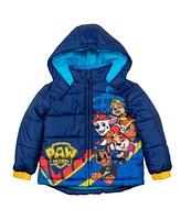 Paw Patrol Toddler Boys Zip Up Winter Coat Puffer Jacket