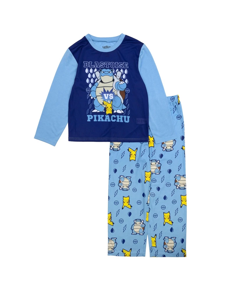 Pokemon Big Boy Character Long Sleeve Long Leg, 2 piece set