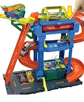 Hot Wheels City Tunnel Twist Car Wash Color Shifters Vehicle