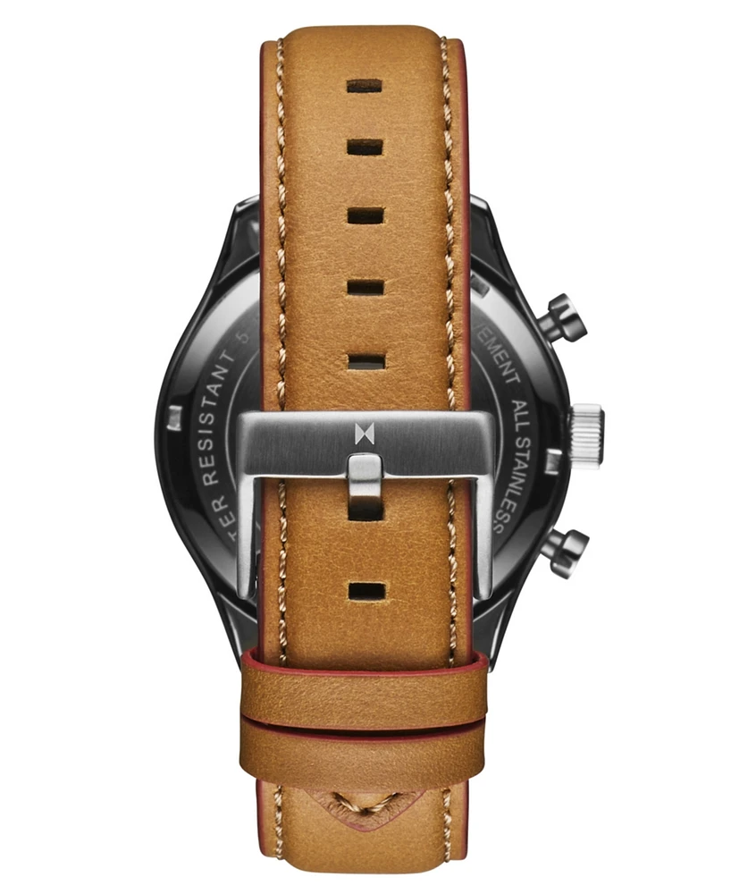 Mvmt Men's AirHawk Tan Leather Strap Watch 42mm