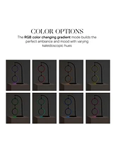 Nova Modern Hoops Led Table Lamp with Color Changing Function (24")