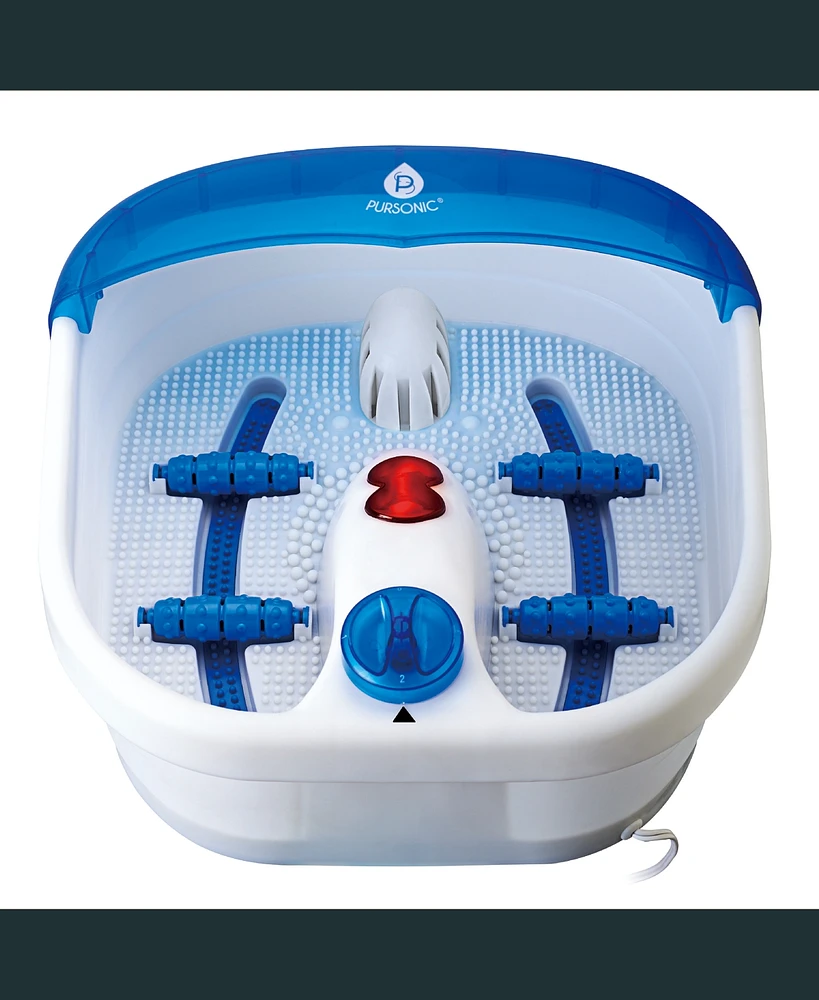 Pursonic Foot Spa Massager with Tea Tree Oil Foot Salt Scrub