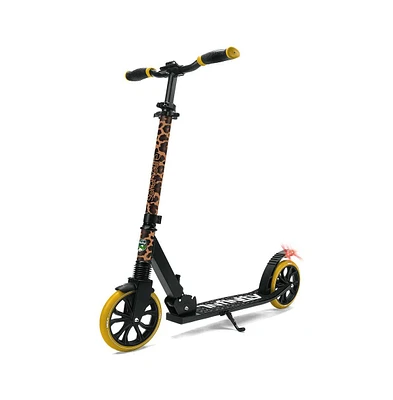 SereneLife Kick Scooter Adult Teenagers Kids- 2 Wheel Kids with Adjustable T-Bar Handlebar - Alloy Anti-Slip Deck