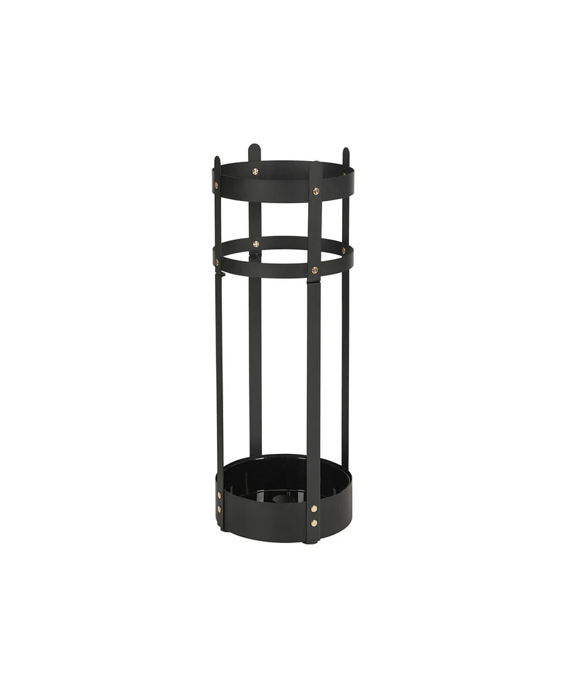 Steel Umbrella Stand for Indoor and Outdoor Use with Stable, Rust-Resistant Design