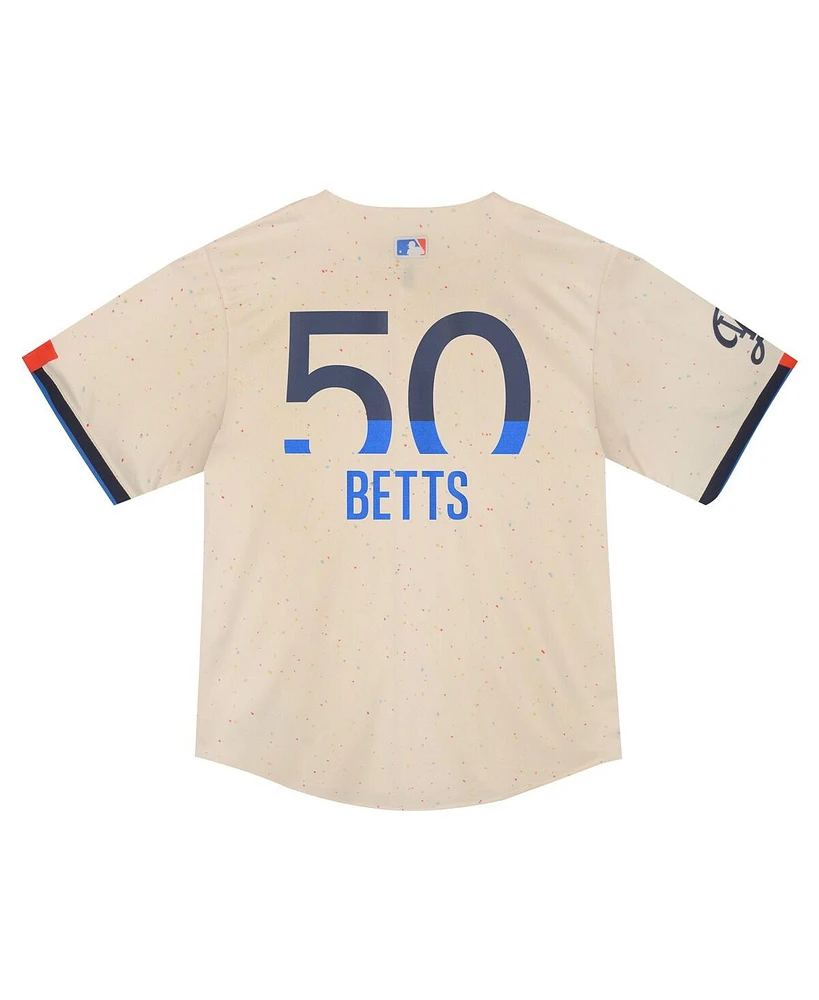 Nike Baby Mookie Betts Cream Los Angeles Dodgers 2024 City Connect Limited Player Jersey