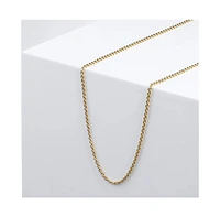 Vincero Women's Rolo Chain Necklace in 14k Gold-Plated Sterling Silver with Extender