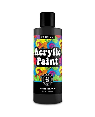 Hippie Crafter 8oz Acrylic Paint Black