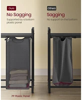 Laundry Hamper with 4 Removable Bags and Rolling Frame for Easy Sorting