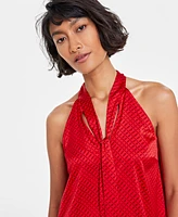 On 34th Women's Halter Tie-Neck Sleeveless Top, Created for Macy's