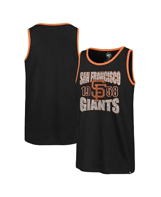 '47 Brand Men's Black San Francisco Giants Upload Franklin Tank Top