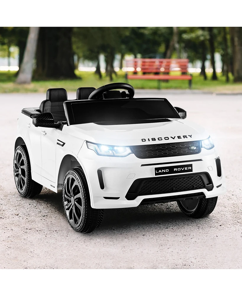 Gymax 12V Kids Ride On Car Licensed Land Rover Electric Vehicle w/ Remote Control Pink