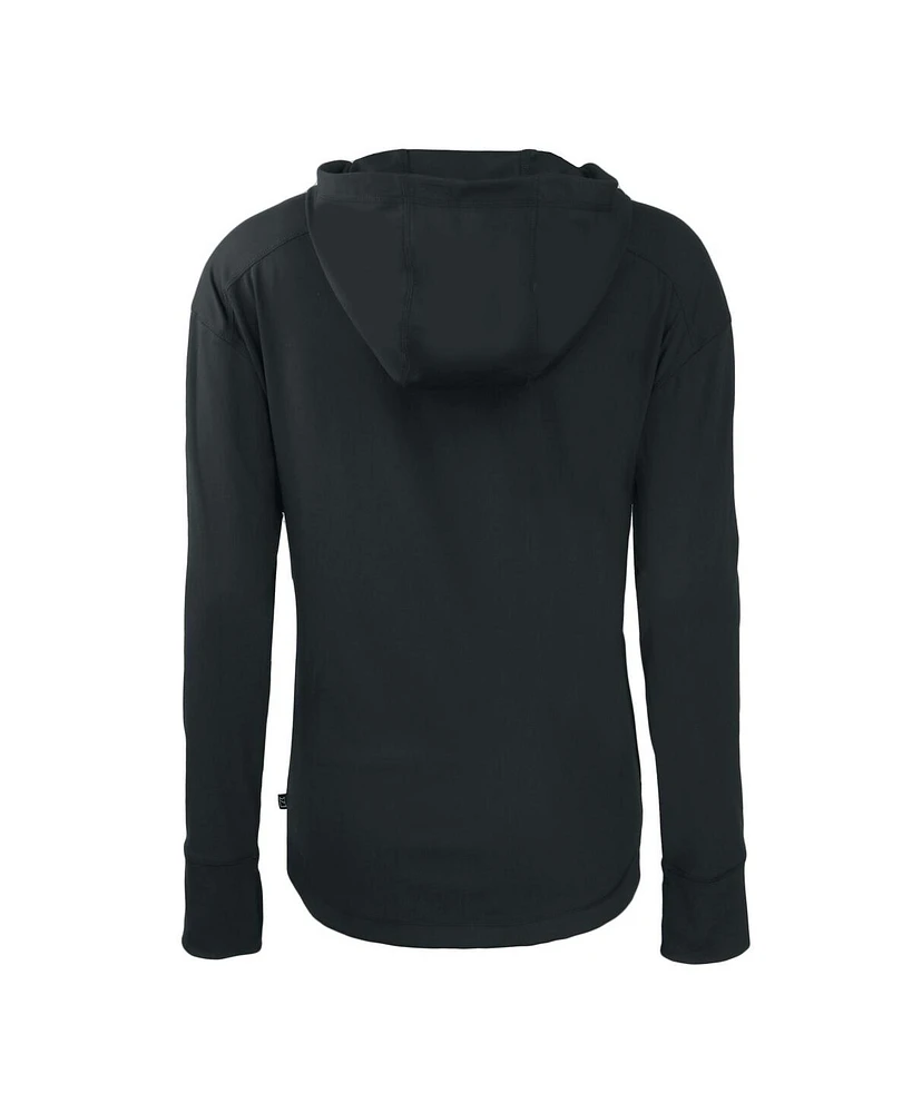 Cutter & Buck Women's Black Texas Longhorns Vault Daybreak Eco Full-Zip Hoodie
