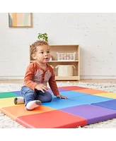 ECR4Kids SoftZone Square Dance Activity Mat, Contemporary